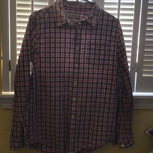 Boys gently worn Cherokee LS shirt. Button down